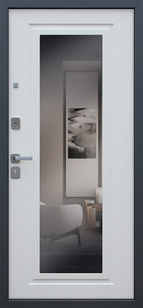 Стальная дверь Арсенал с зеркалом